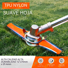 🔥【Compra 1 y llévate 1 gratis：2 piezas】✨Cuchillas de nailon de alta calidad para cortacésped y desbrozadora.