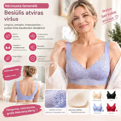 [Riboto laiko pasiūlymas] Naujos patogios ir orui laidžios moteriškos liemenėlės (3 vnt. rinkinys) > Sukurtos moterims nuo 40 metų