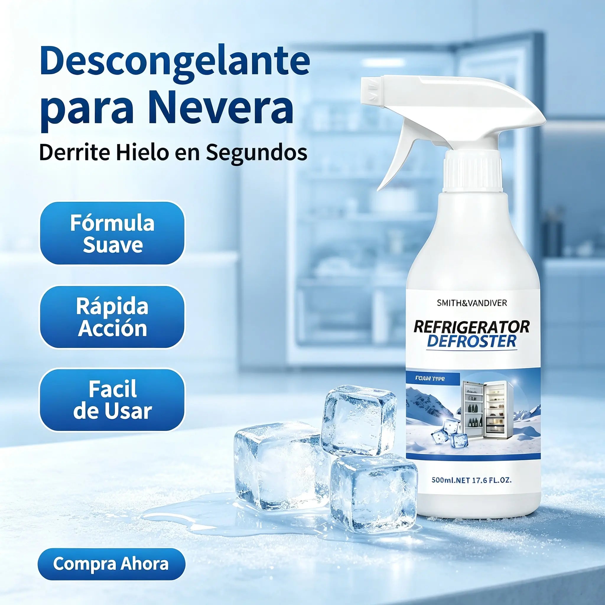 🧊 Spray descongelante para refrigeradores y congeladores