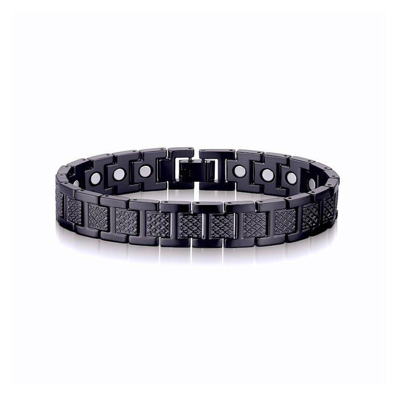 🔥[Disponible en 3 colores]🔥Pulsera magnética dorada