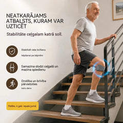 【2 pāri (4 gab.)】🏃‍♀️ Sporta ceļgalu ortoze – ērts un drošs atbalsts