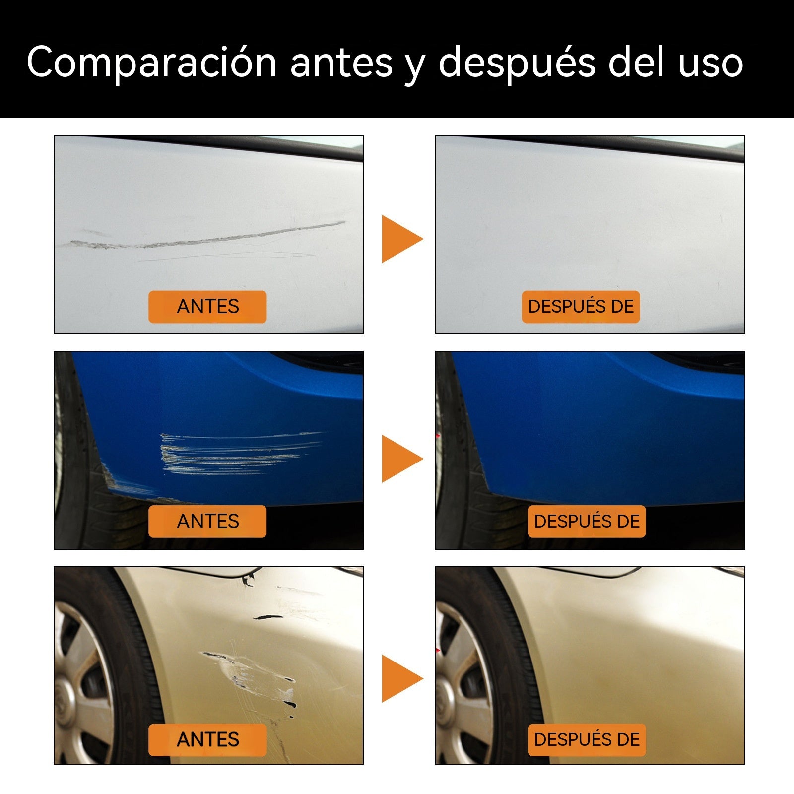 🔥✨【Compra 1 y llévate 1 gratis】🚗Cera para reparar arañazos en el coche,Protección, pulido, eliminación de marcas y mantenimiento de la pintura del coche