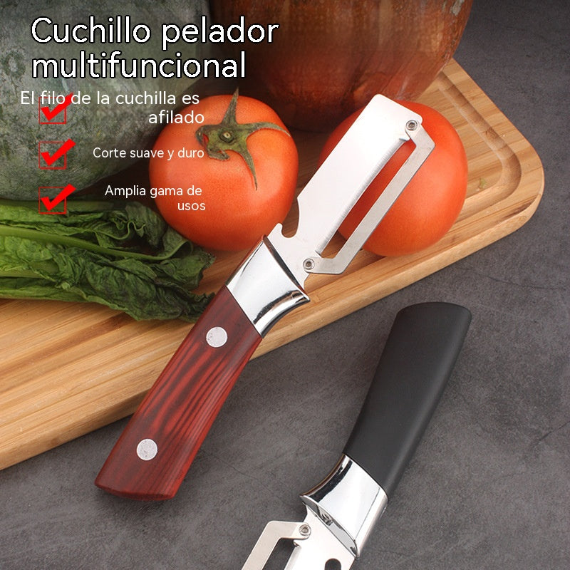 💥Compra uno y llévate otro gratis, llévate 2 artículos en total💥🔪Pelador multifuncional de acero inoxidable🧅