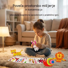 🎨 32 papirnatih 3D-izdelkov za ustvarjanje, zgibanje in uživanje