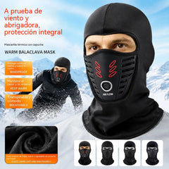 ❄️ Mascarilla facial de cobertura completa, resistente al viento, antivaho y térmica para el invierno; ideal para ciclismo y esquí