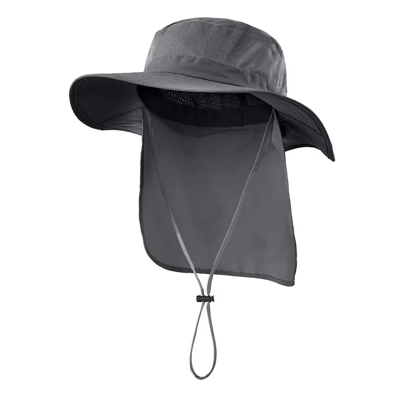 🧢🌿 Sombrero Pescador de Ala Ancha – Ligero, Transpirable y con Protección UV para Senderismo y Pesca ☀️🏔️