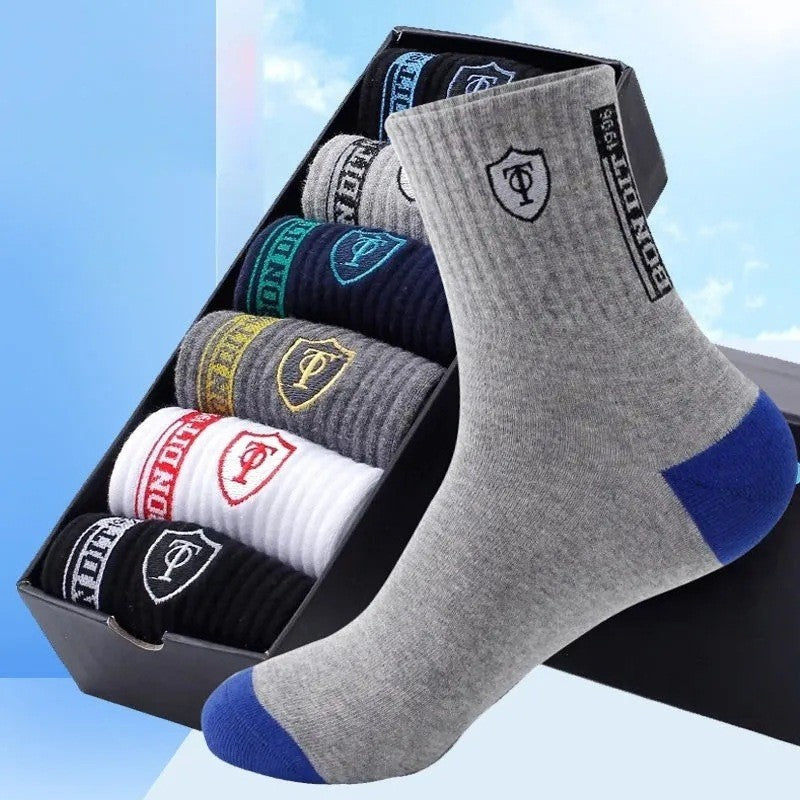 🔥🧦【10 pares】Calcetines desodorantes calientes para hombre absorben el sudor.