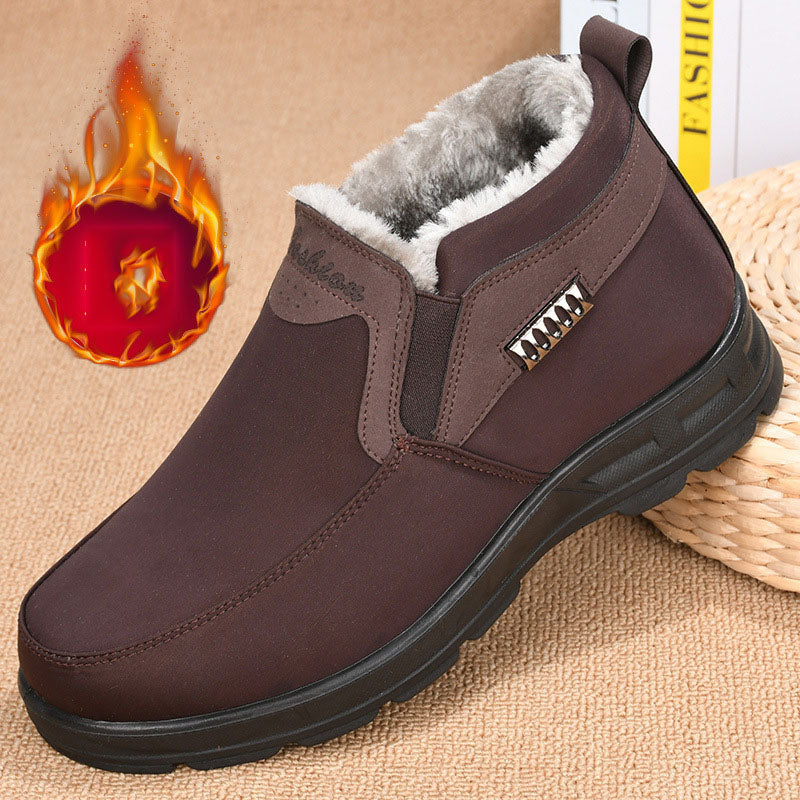 【39-47】Botas de invierno, acolchadas y engrosadas, impermeables y cálidas.