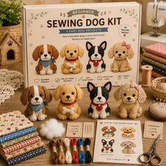 ✨50% de descuento🎨✂️ Set de arte DIY de tela – crea tus propios animales de tela, manualidades creativas hechas a man