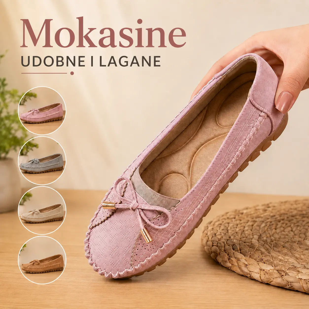 【Veličine 36-43】🔥 Ženske ortopedske cipele, izrađene od prave kože, lagane, neklizajuće, prozračne i udobne.