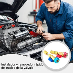 ✨Kit profesional de herramienta para extraer e instalar núcleos de válvula de aire acondicionado