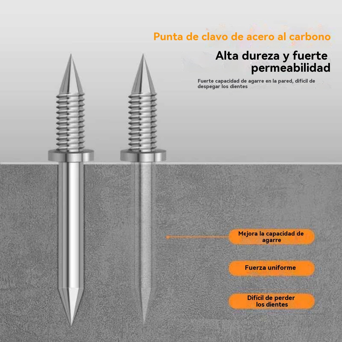 🚪【Compra 100 y llévate 100 gratis】Clavos de garra de doble cara sin marcas📌Diseñados para zócalos de madera maciza✅Instalación oculta📍Diseño de doble punta para evitar que se aflojen🔨Ultra para trabajos de carpintería