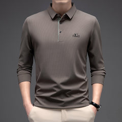🎁【Oferta por tiempo limitado】🔥【M-4XL】Polo de manga larga sin costuras para hombre