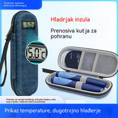 ❄️✈️Prijenosni hladnjak za inzulin s indikatorom temperature