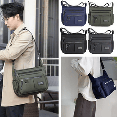 🔥🎒Bolso casual para hombre de gran capacidad, ligero e impermeable
