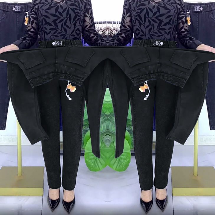 🔥【M-5XL】Jeans elásticos reforzados para mujer