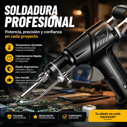 🔥🔩 Pistola de soldadura eléctrica manual, kit de soldadura automático ✅