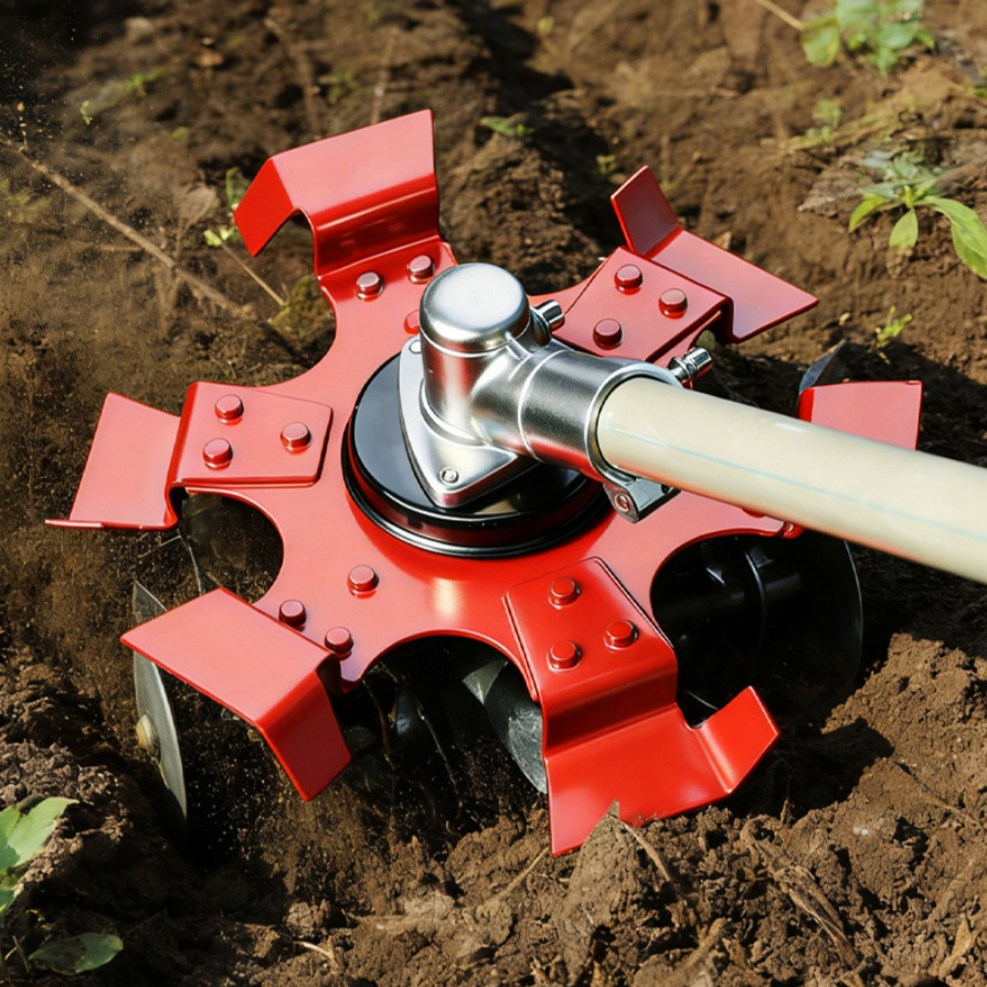 🔧🌿Rueda para excavar zanjas de acero al manganeso de alta dureza, ideal para excavar zanjas y cortar la hierba