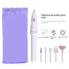 ✨💅 Lima de uñas eléctrica para eliminar cutículas gruesas y piel muerta de las uñas.