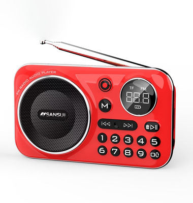 【💥Poslední den, sleva 50 %!】✨Přenosné rádio s Bluetooth, hudební přehrávač, podporuje paměťové karty a USB flash disky.