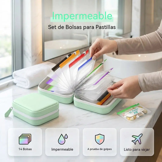 （Página 14）💊 Bolsa Impermeable para Medicamentos – Organizador Portátil para Medicinas y Accesorios, Ideal para Viajes, Hogar y Uso Diario