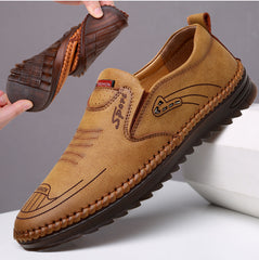 👟【49%OFF】Zapatos casuales de cuero genuino para hombre, hechos a mano