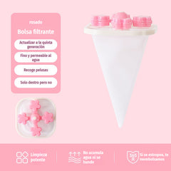 🌀6 kosov 22 EUR✨ Plavajoči filter za pralni stroj - Z vsakim pranjem ujame vlakna, lase in živalsko dlako 🧺