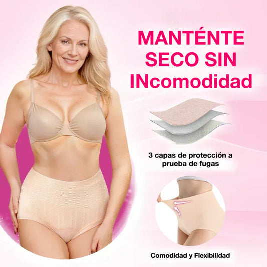 🔥【50%OFF】🔥Último día - 50% de descuento - Braguitas antibacterianas de cintura alta para controlar el vientre