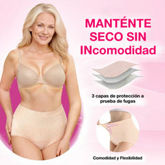 🔥【8 pares】🔥Último día - 50% de descuento - Braguitas antibacterianas de cintura alta para controlar el vientre