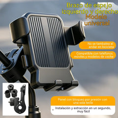 🚴 Soporte para teléfono de motocicleta con agarre seguro