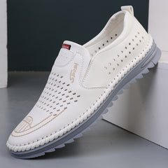 👟【49%OFF】Zapatos casuales de cuero genuino para hombre, hechos a mano
