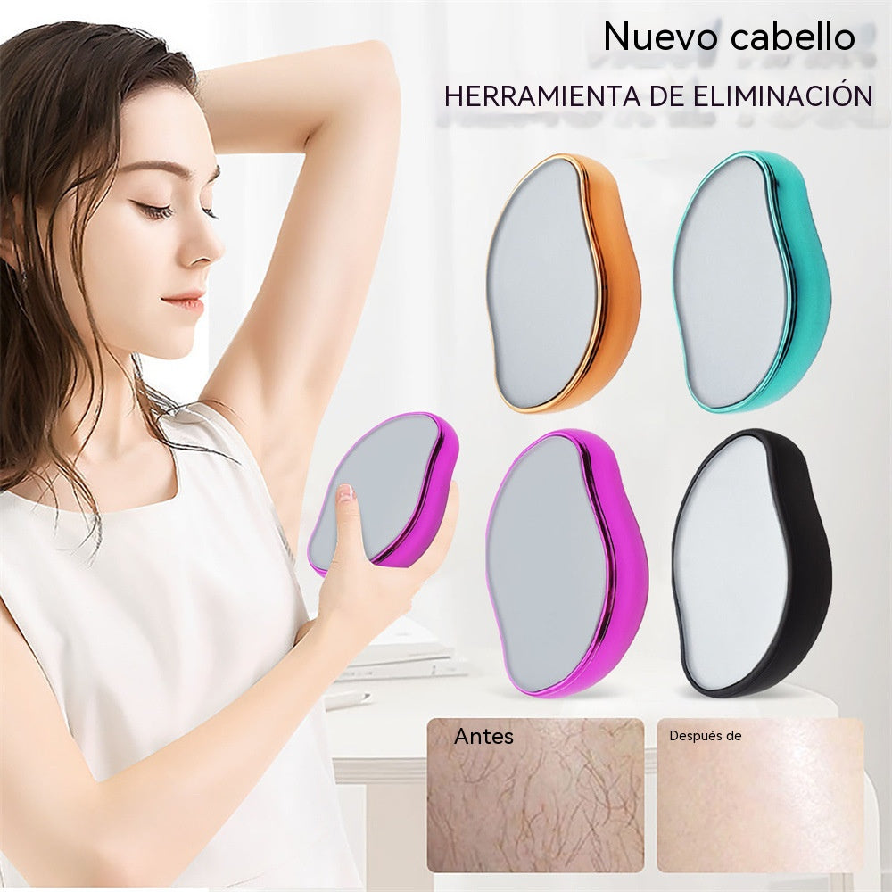 【Compra 1 y llévate 1 gratis】Depiladora de vidrio, herramienta de belleza exfoliante, dispositivo de depilación