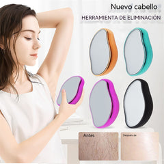 【Compra 1 y llévate 1 gratis】Depiladora de vidrio, herramienta de belleza exfoliante, dispositivo de depilación