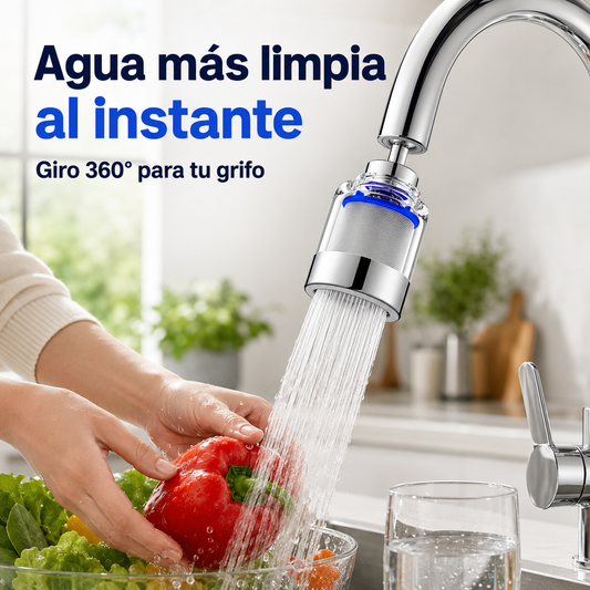 🔥💦Aireador de filtro universal con interfaz de acero inoxidable