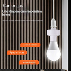 ✨ Luz LED inteligente con control por voz, interruptor automático con sensor y ahorro de energía 🏠🔋