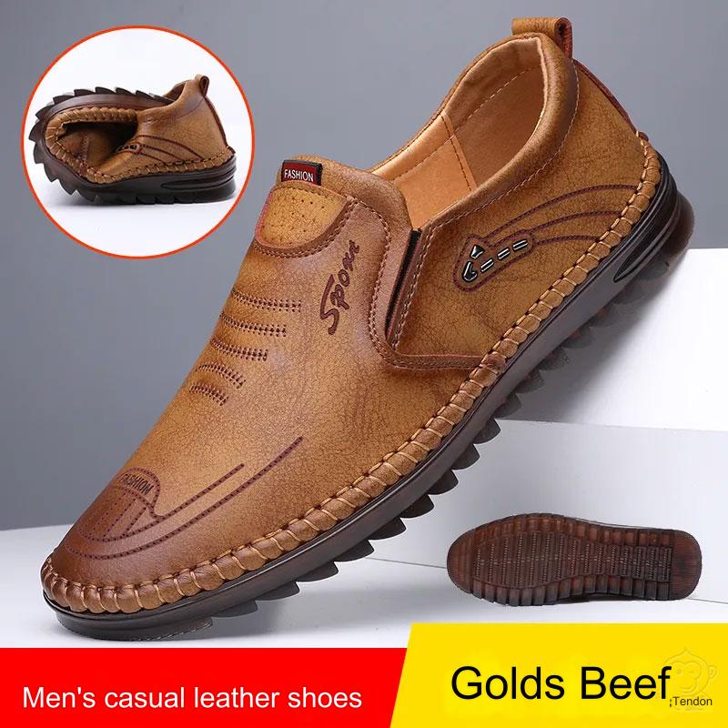 👟【49%OFF】Zapatos casuales de cuero genuino para hombre, hechos a mano