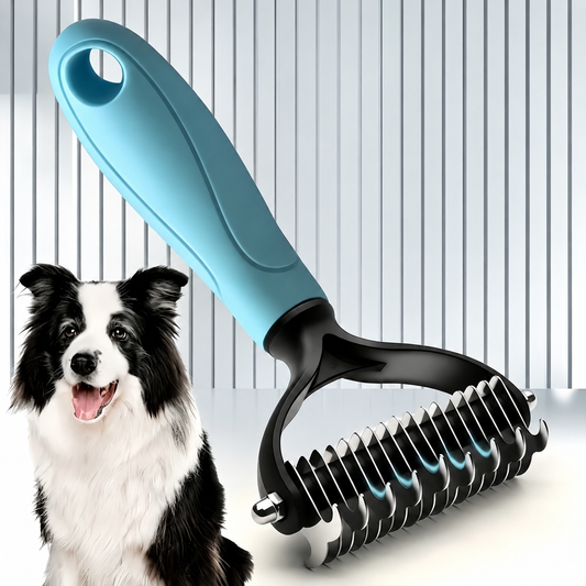 【compre uno y llévese otro gratis】2 piezas 22 euros | Herramienta profesional para eliminar el pelo muerto de perros y gatos: suave, eficaz y un hogar libre de pelo