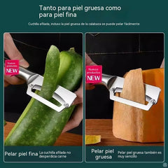 Un juego de 4 piezas cuesta solo 25 euros 🍴✨ Pelador de verduras multifuncional para la cocina