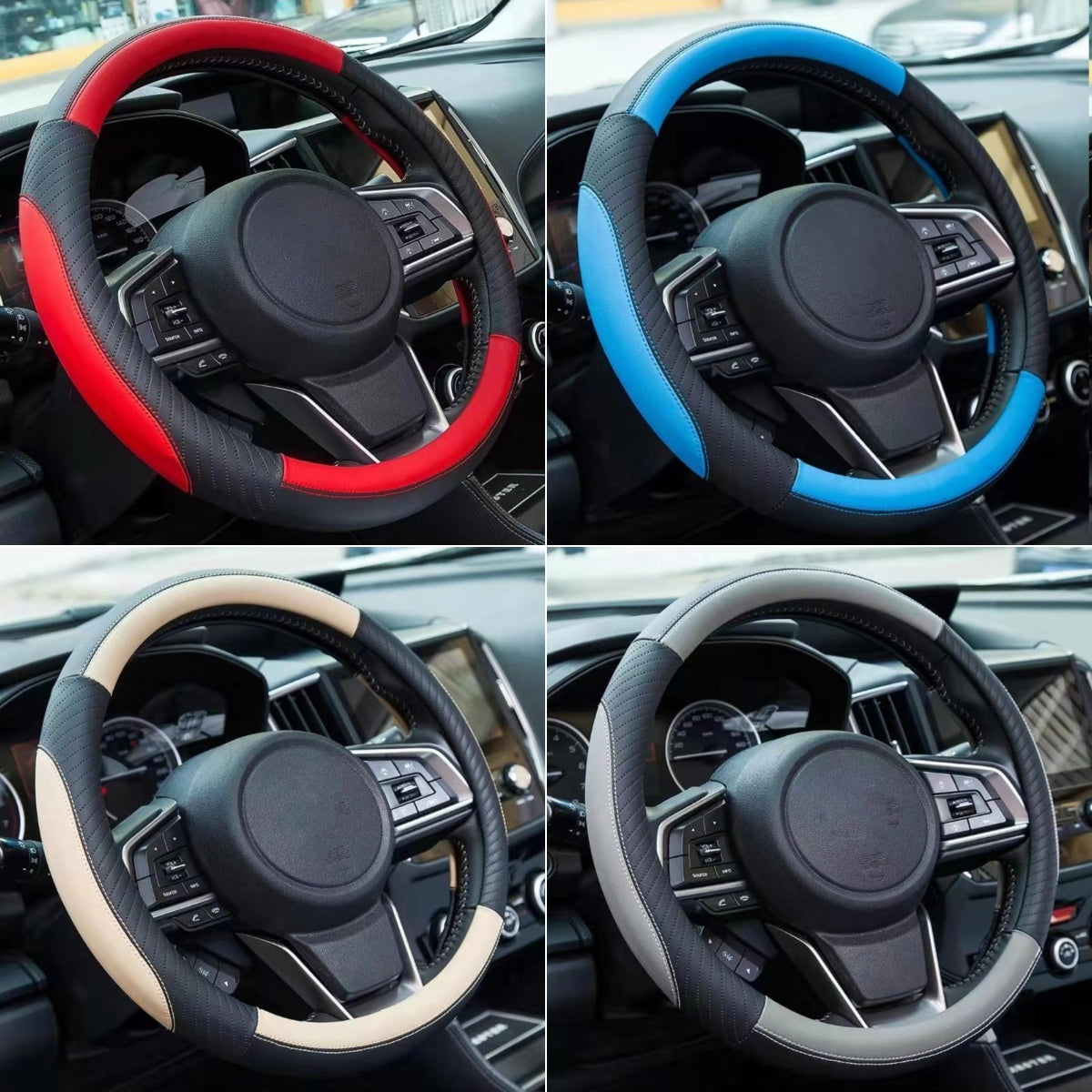🔥 Poťah na volant z pravej kože – Univerzálny, protišmykový a odolný poťah na volant 🚘