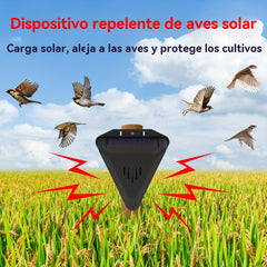 🔥【Oferta por tiempo limitado】📣Dispositivo de alarma solar con sonido y luz para pájaros, ideal para huertos, estanques de peces, arrozales