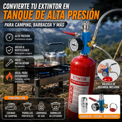 💥¡50% de descuento! 👍👍 Para convertir cilindros de extintores en válvulas de gas recargables.