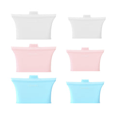【1000ml+1500ml】Bolsas de silicona aptas para alimentos para sellar el refrigerador/bolsas para almacenar alimentos.
