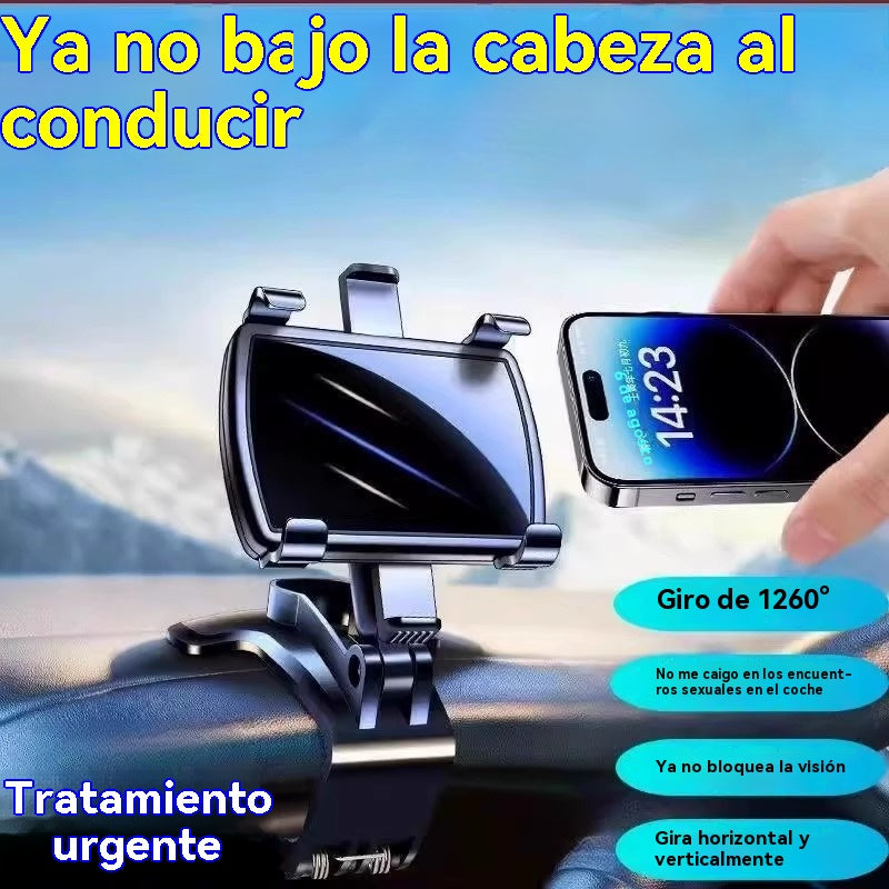 【Compre uno y llévese otro gratis】Soporte para teléfono móvil giratorio de 360° para coche