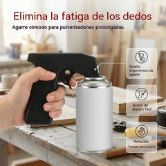 🔥【2 piezas 27 euros】Pistola pulverizadora de mano, Mango auxiliar para pulverizar pintura, Pistola pulverizadora de mano con manivela para paredes de coche, Pulverizador autocebante