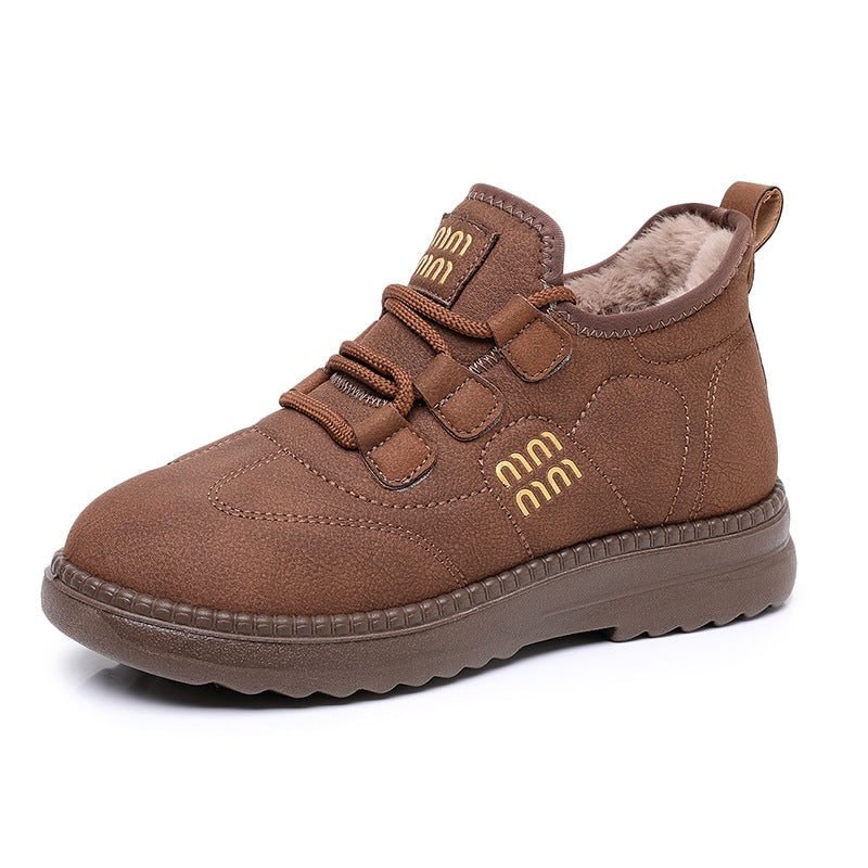 🔥【Ofertas especiales】【35-41】Invierno 2025, botas de nieve gruesas y cálidas de terciopelo de nuevo estilo, suelas gruesas cómodas y antideslizantes que no cansarán tus pies