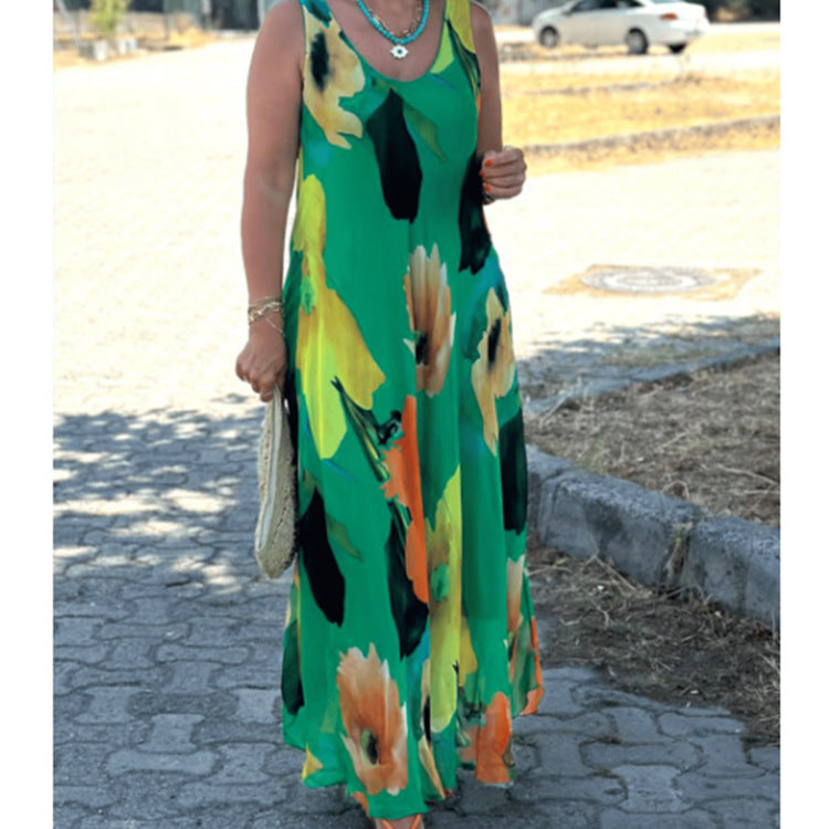 【S-5XL】👗Nuevo vestido elegante de tul floral de verano