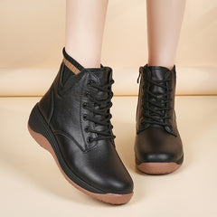 🎁👢【35-40】Nuevos estilos de otoño e invierno: botines sencillos y modernos con suela gruesa que aportan altura para mujer❄🍂.