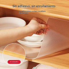 [45*300cm] 26 euros🧊🛡️ Protectores impermeables para estantes de refrigerador — Antideslizantes, fáciles de limpiar y aptos para contacto con alimentos — Mantén los estantes ordenados y frescos ✨