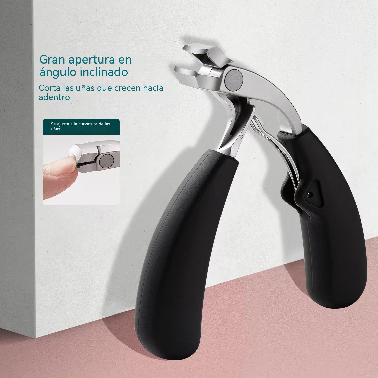 💅✂️ Cortaúñas profesionales angulados con una abertura ancha para uñas gruesas.