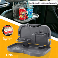 🚗Mesa de comedor pequeña para coche, mesa plegable con función de almacenamiento.
